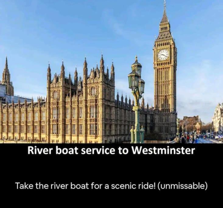 Snuggle Inn - Riverside Apartments - Views Over Looking London River Thames, Close To O2 Arena, London Excel, London City Airport, Thames Clipper- River Boat Service, Woolwich Ferry, Onsite Parking, Twin Room Option Available Londres Exterior foto