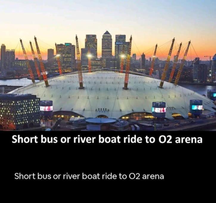 Snuggle Inn - Riverside Apartments - Views Over Looking London River Thames, Close To O2 Arena, London Excel, London City Airport, Thames Clipper- River Boat Service, Woolwich Ferry, Onsite Parking, Twin Room Option Available Londres Exterior foto